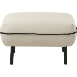 Beliani TONSBERG - Ottomaan - Lichtbeige - Polyester Hot