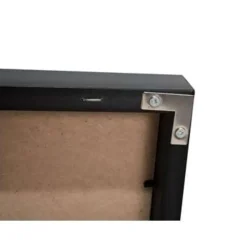 Beliani TORCY - Staande spiegel - Zwart - Synthetisch materiaal Best