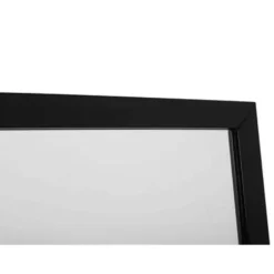 Beliani TORCY - Staande spiegel - Zwart - Synthetisch materiaal Best