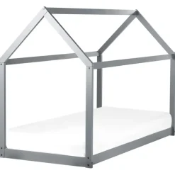 Beliani TOSSE - Kinderbed - Grijs - 90 x 200 cm - Hout