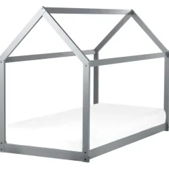 Beliani TOSSE - Kinderbed - Grijs - 90 x 200 cm - Hout