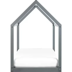 Beliani TOSSE - Kinderbed - Grijs - 90 x 200 cm - Hout