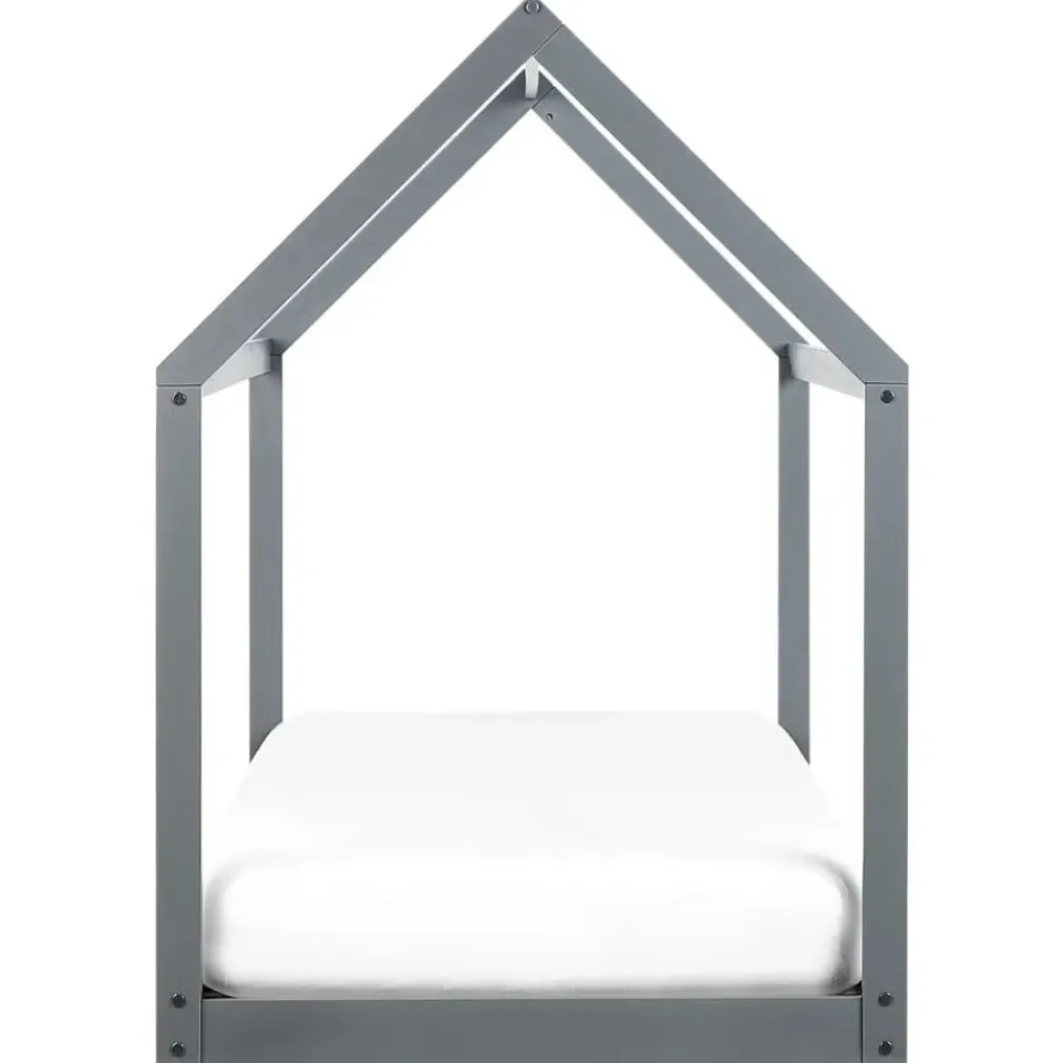 Beliani TOSSE - Kinderbed - Grijs - 90 x 200 cm - Hout