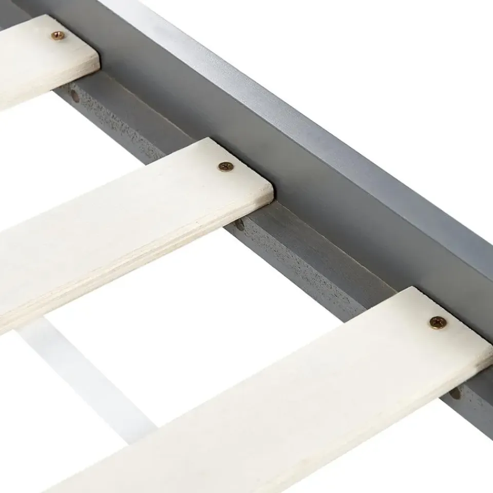 Beliani TOSSE - Kinderbed - Grijs - 90 x 200 cm - Hout