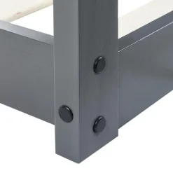 Beliani TOSSE - Kinderbed - Grijs - 90 x 200 cm - Hout