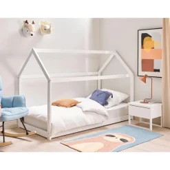 Beliani TOSSE - Kinderbed - Wit - 90 x 200 cm - Hout Best