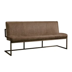 Tower living Eetkamerbank Ferro Licht bruin 135x65x87cm New