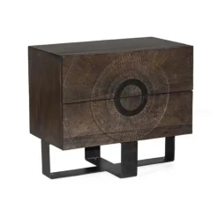 Tower living Padua ladekast mangohout 2 lades 80x46x70cm Online