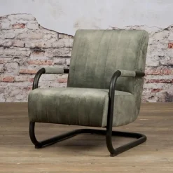 Tower living Riva Fauteuil Groen - 65x83 cm Online