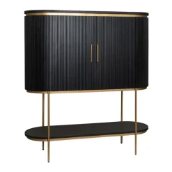 Tower living Rivello barkast 2 deurs zwart 135x45x150cm Online