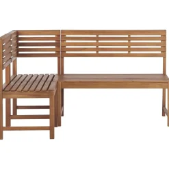 Beliani TREIA - Tuinset voor 4 - Lichte houtkleur - Acaciahout Online