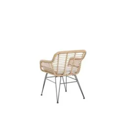 Beliani TRESTINA - Bistroset voor 2 - Natuurlijk - PE rotan Online