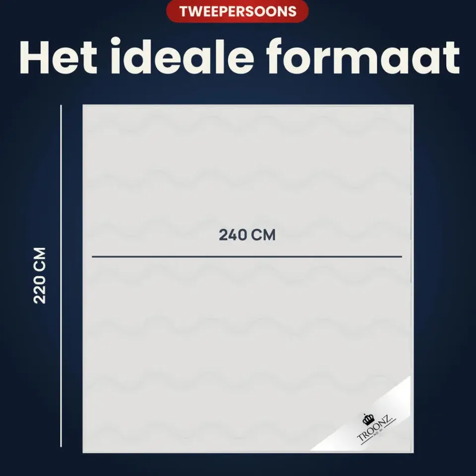 Troonz Dekbed Portofino - 4 Seizoenen Hotel Dekbed - 240x220