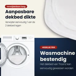 Troonz Dekbed Portofino - 4 Seizoenen - Eenpersoon Dekbed - 140x220 Clearance