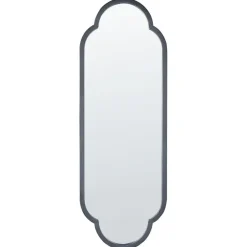 Beliani TROUY - Wandspiegel - Zwart- 32 x 102 cm - Metaal Clearance