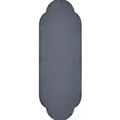 Beliani TROUY - Wandspiegel - Zwart- 32 x 102 cm - Metaal Clearance