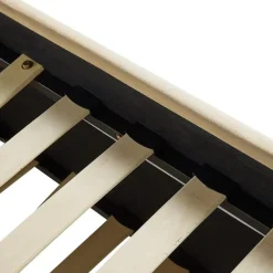 Beliani TROYES - Slaapbank - Beige - Fluweel Clearance