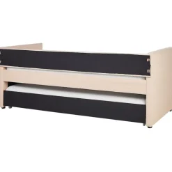 Beliani TROYES - Slaapbank - Perzik - 90 x 200 cm - Bouclé