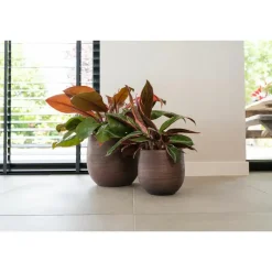 Ter Steege TS Collection plantenpot - Lydia - paars - 20 x 22 cm - keramiek Discount