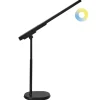 Leen Bakker TUCANA - Bureaulamp LED - Zwart - Synthetisch materiaal Best
