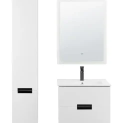 Beliani TUDELA - Badkamermeubel - Wit - MDF Sale