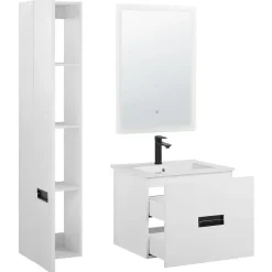 Beliani TUDELA - Badkamermeubel - Wit - MDF Sale