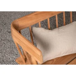 Fjôrd Tuinbank Naturel Teakhout - 132x132x85cm - Split Best