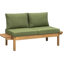 Le Sud Tuinbank Orleàns Brest - naturel/donkergroen - 61x157x61 cm Online