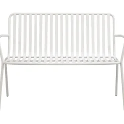 Leen Bakker Tuinbank Vence - metaal zand - 81x114x62 cm Hot