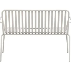 Leen Bakker Tuinbank Vence - metaal zand - 81x114x62 cm Hot