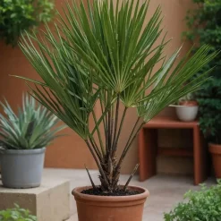 Plant in a Box Tuinpalm - Set van 3 - Phoenix Chamaerops Washingtonia - Hoogte 50-70cm - ⌀15cm Outlet
