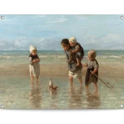 Reinders Tuinposter Israëls Kinderen der Zee - 60 x 80cm - Beige