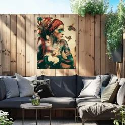 Reinders Tuinposter Jaime Ibarra - Bohemian Chic - 80 x 60cm - Oranje