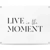 Reinders Tuinposter Live in the Moment - 60 x 80cm - Zwart-Wit Outlet