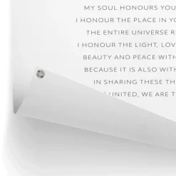 Reinders Tuinposter Namasté - 80 x 60cm - Zwart-Wit Best