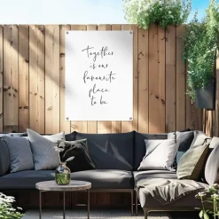 Reinders Tuinposter Samen - 80 x 60cm - Zwart-Wit Best