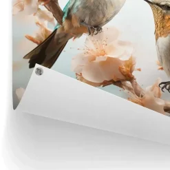 Reinders Tuinposter Spring Birds - 80 x 60cm - Blauw New