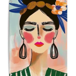 Reinders Tuinposter Spring Face - 80 x 60cm - Bont Hot