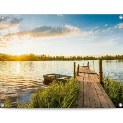 Reinders Tuinposter Zonsopgang - 60 x 80cm - Blauw Sale