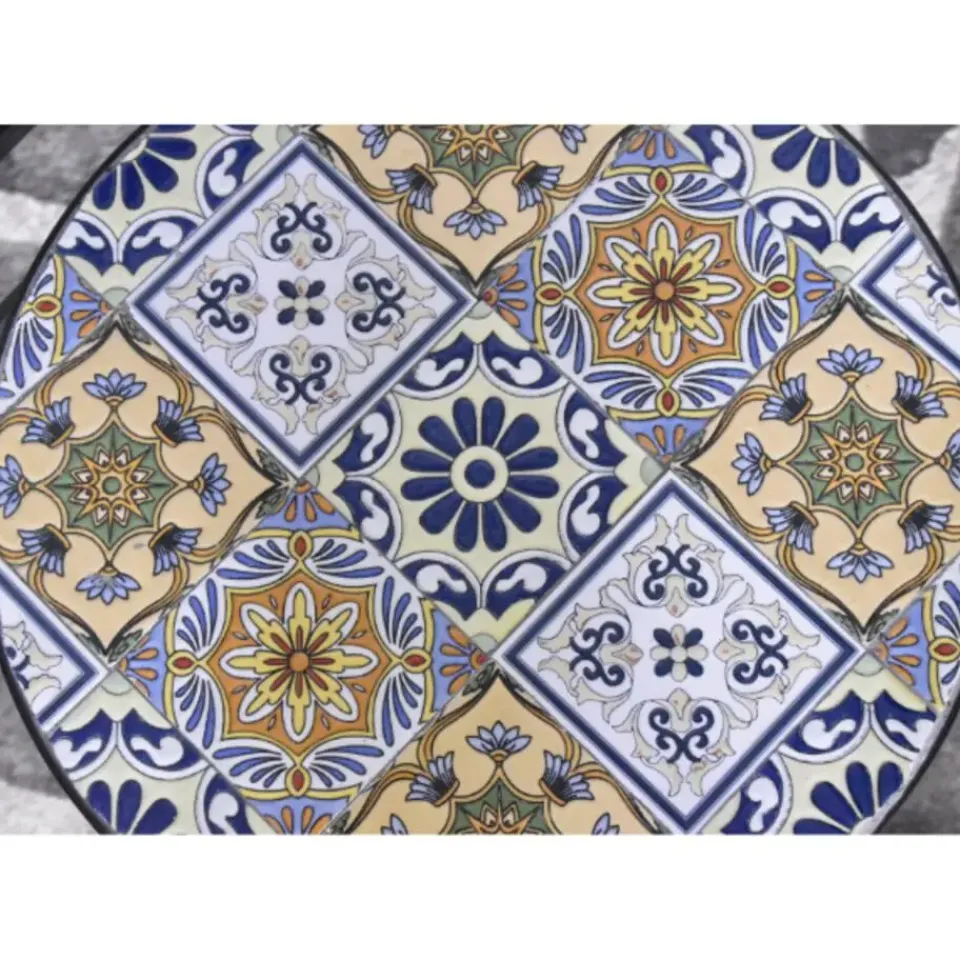 Sens-Line Tuinset Lina- zwart/mozaïek Hot