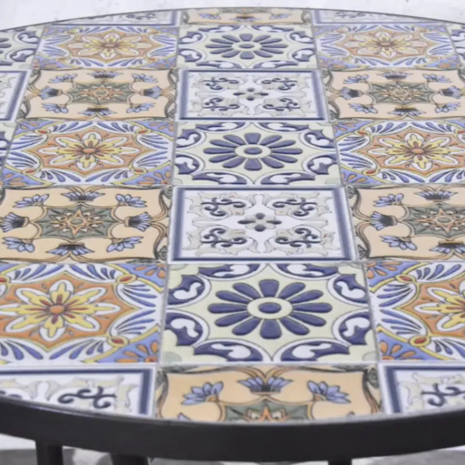 Sens-Line Tuinset Lina- zwart/mozaïek Hot