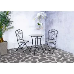 Sens-Line Tuinset Lina- zwart/mozaïek Hot