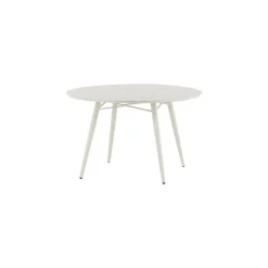 Fjôrd Tuintafel Beige Aluminium - 120x120x75cm - Lina Outlet