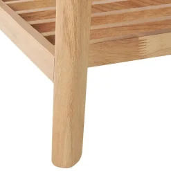 Beliani TULARE - Consoletafel - Lichte houtkleur - Rubberhout New