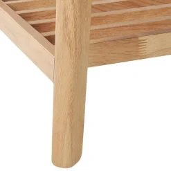 Beliani TULARE - Consoletafel - Lichte houtkleur - Rubberhout New