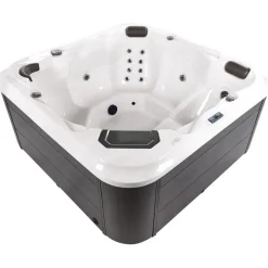 Beliani TULAROSA - Whirlpool buitenbad - Wit - 210 x 210 cm - Acryl