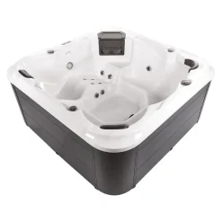 Beliani TULAROSA - Whirlpool buitenbad - Wit - 210 x 210 cm - Acryl