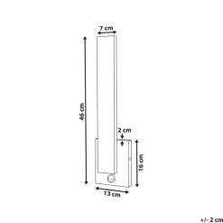 Beliani TUMMEL - Wandlamp - Zwart - Ijzer Discount