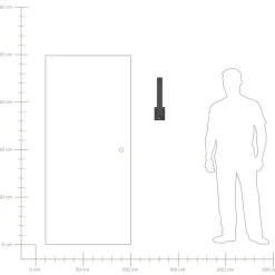 Beliani TUMMEL - Wandlamp - Zwart - Ijzer Discount