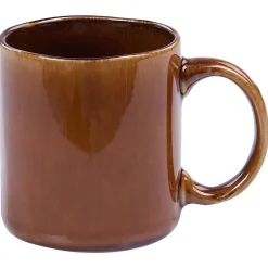 Beliani TURMERIC - Serviesset 16 delig - Goudbruin - Steengoed Sale